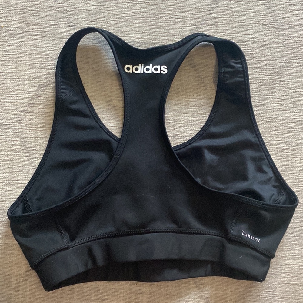 Black Adidas Sports Bra - Picture 3 of 5